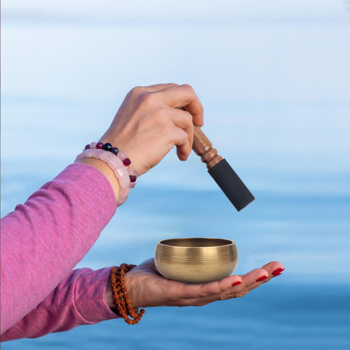 Tibetan Singing Bowls Set (3.5inch World Tree)