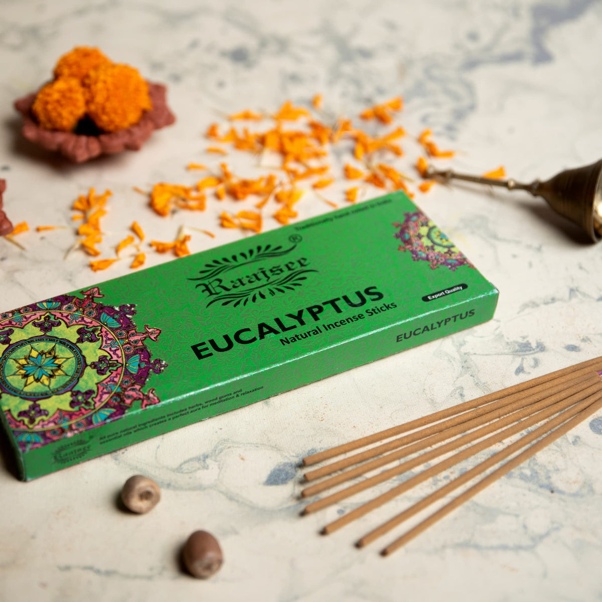 Incense Sticks Eucalyptus 100 gm Pack (Eucalyptus)