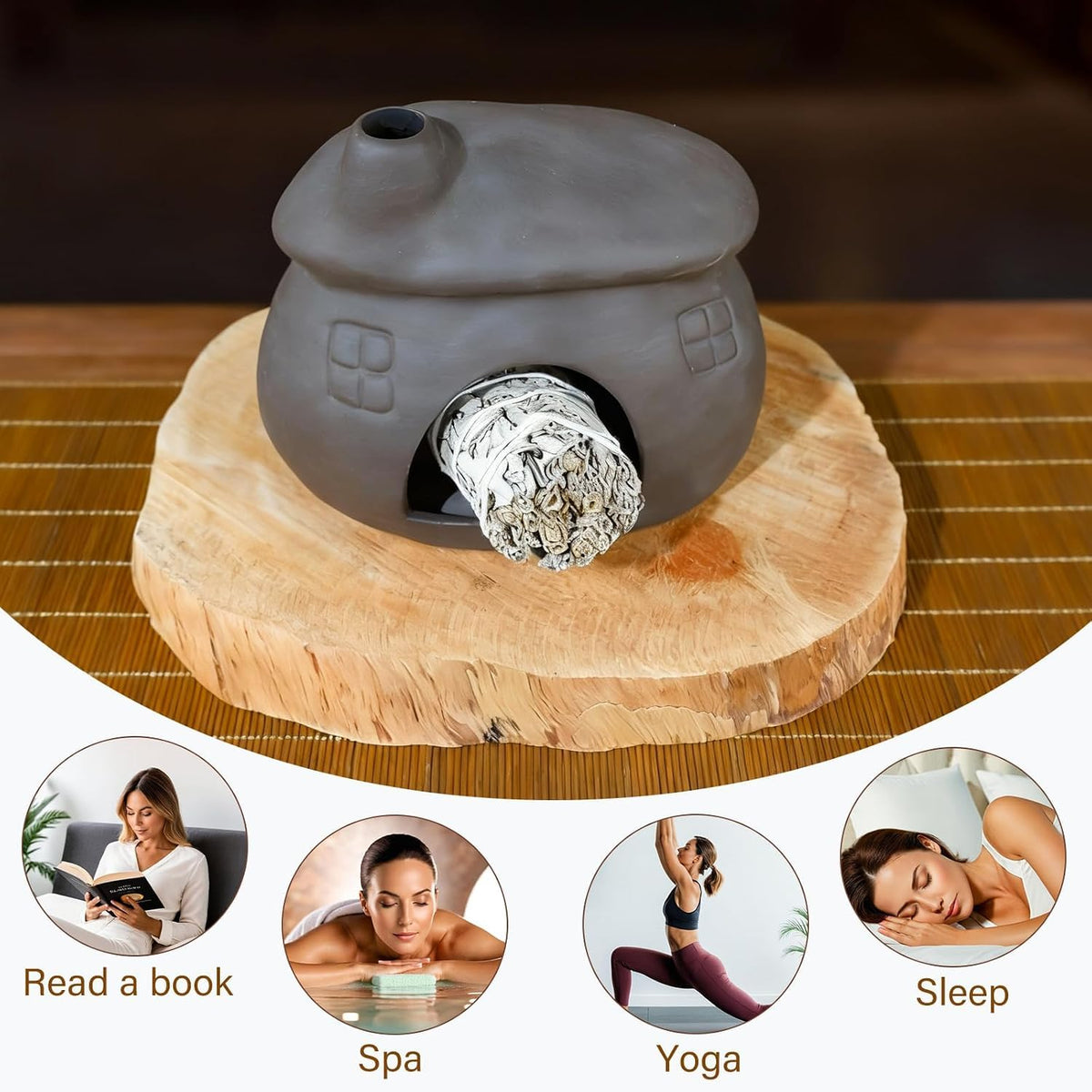Palo Santo Burner (Black)