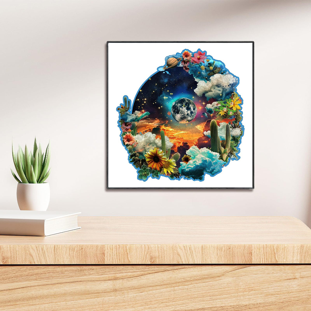 Wooden Puzzles for Adult (600Pcs / Sun Moon)