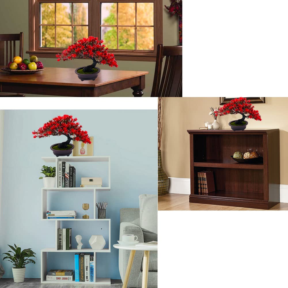 Artificial Plants & Greenery Fake Plants Plastic Artificial Bonsai Tree (B)