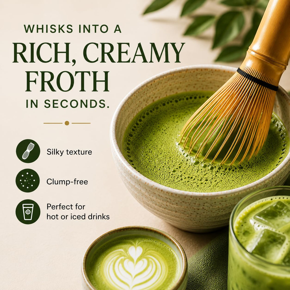Organic Ceremonial Grade Matcha Powder 100g (3.5 Ounce (Pack of 1))