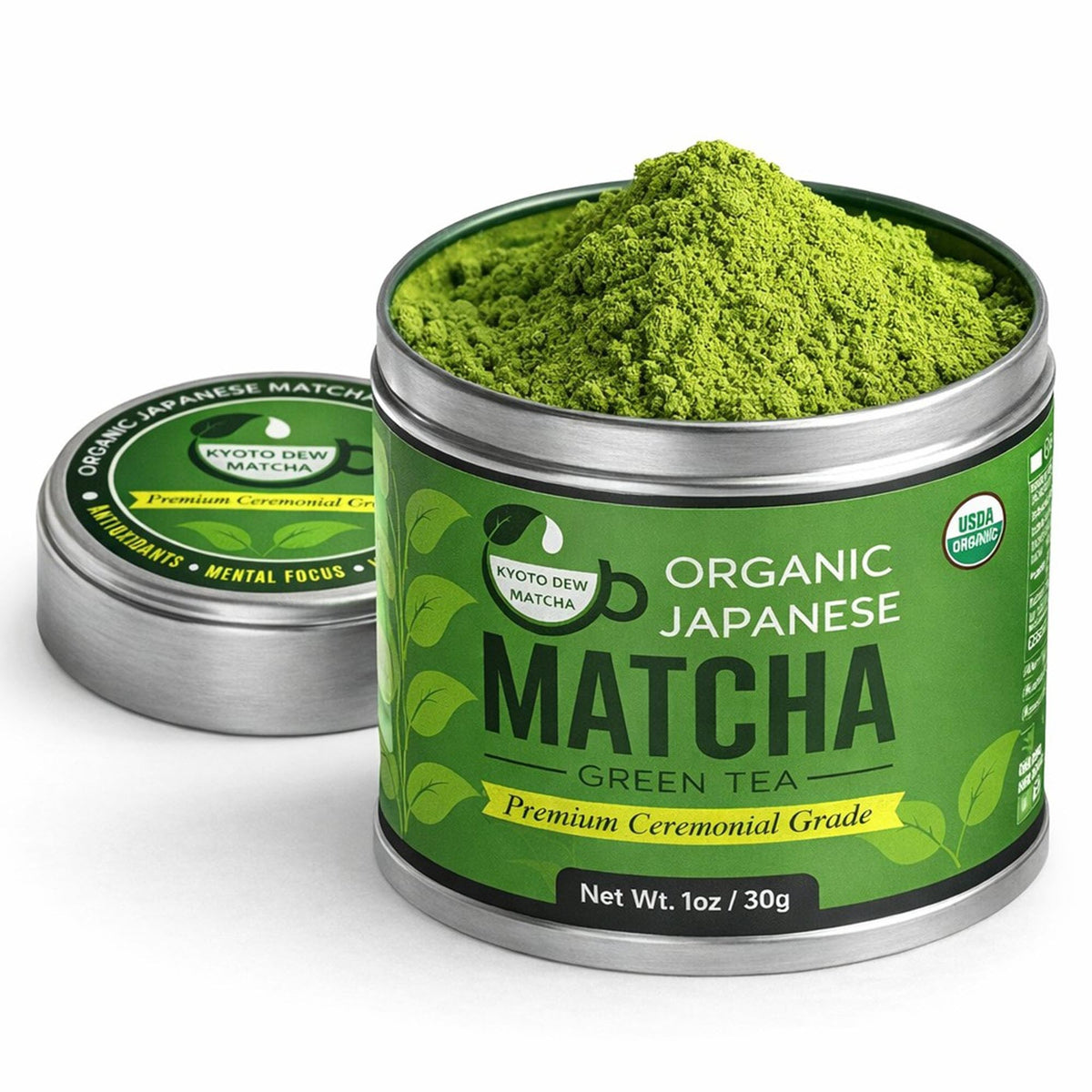 Organic Ceremonial Grade Matcha Powder 30g (1 Ounce (Pack of 1))
