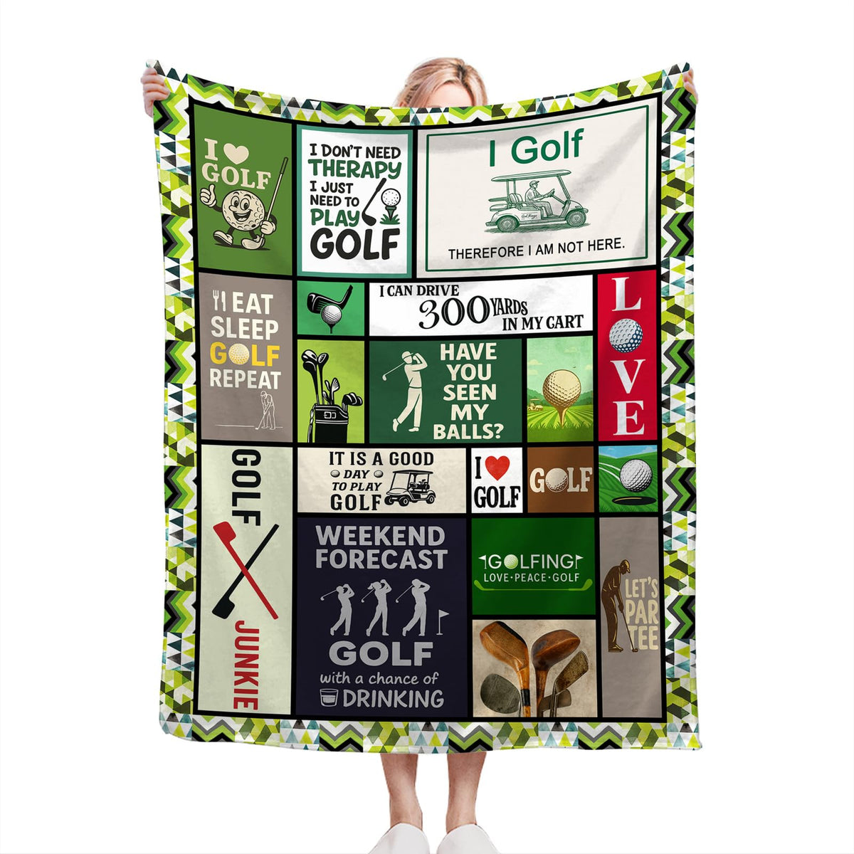 Golf Throw Blanket (60"x80" / Golf)