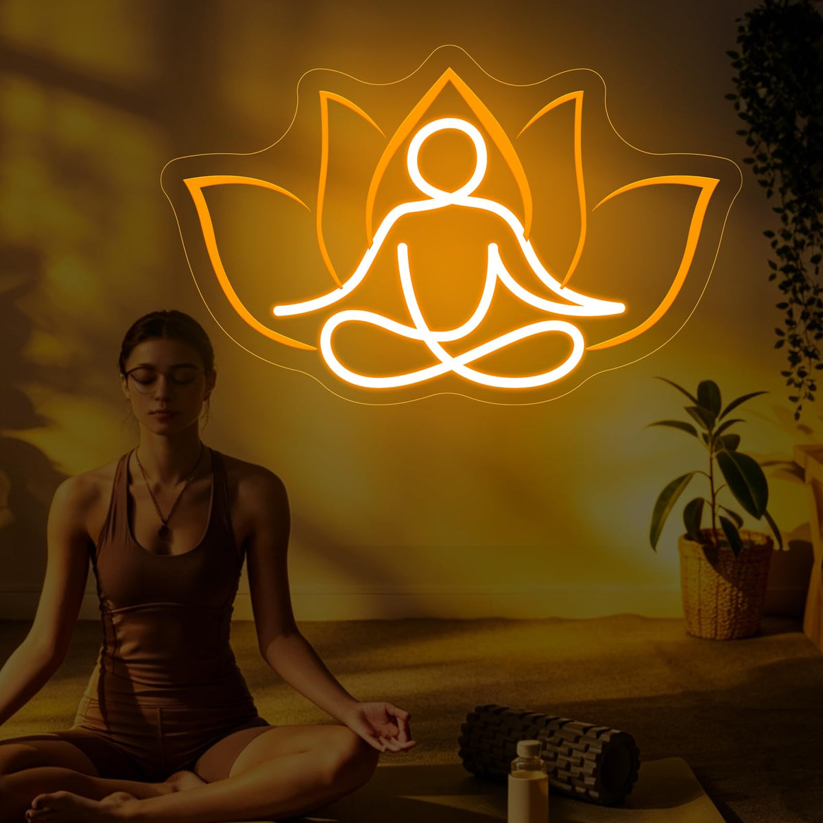 Namaste Lotus Neon Sign (Namaste Lotus)