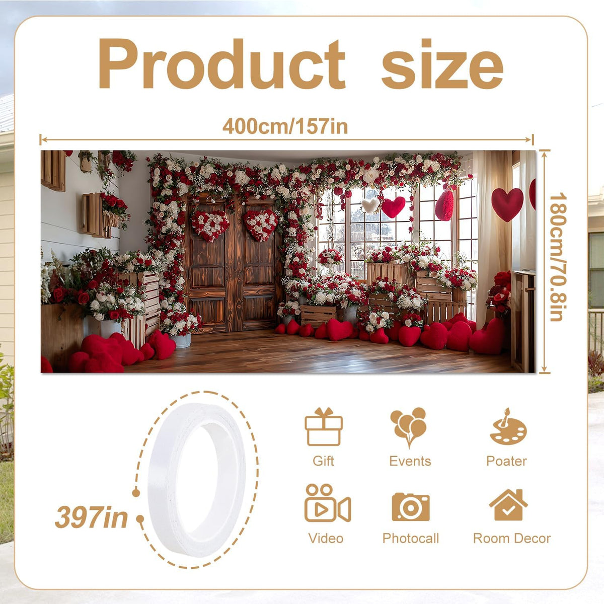 6×13 ft Garage Door Banner (146 / 6 x 13 ft)