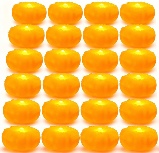 2.3” x24PK Orange Floating Candles (24PK Orange Floating Candles)
