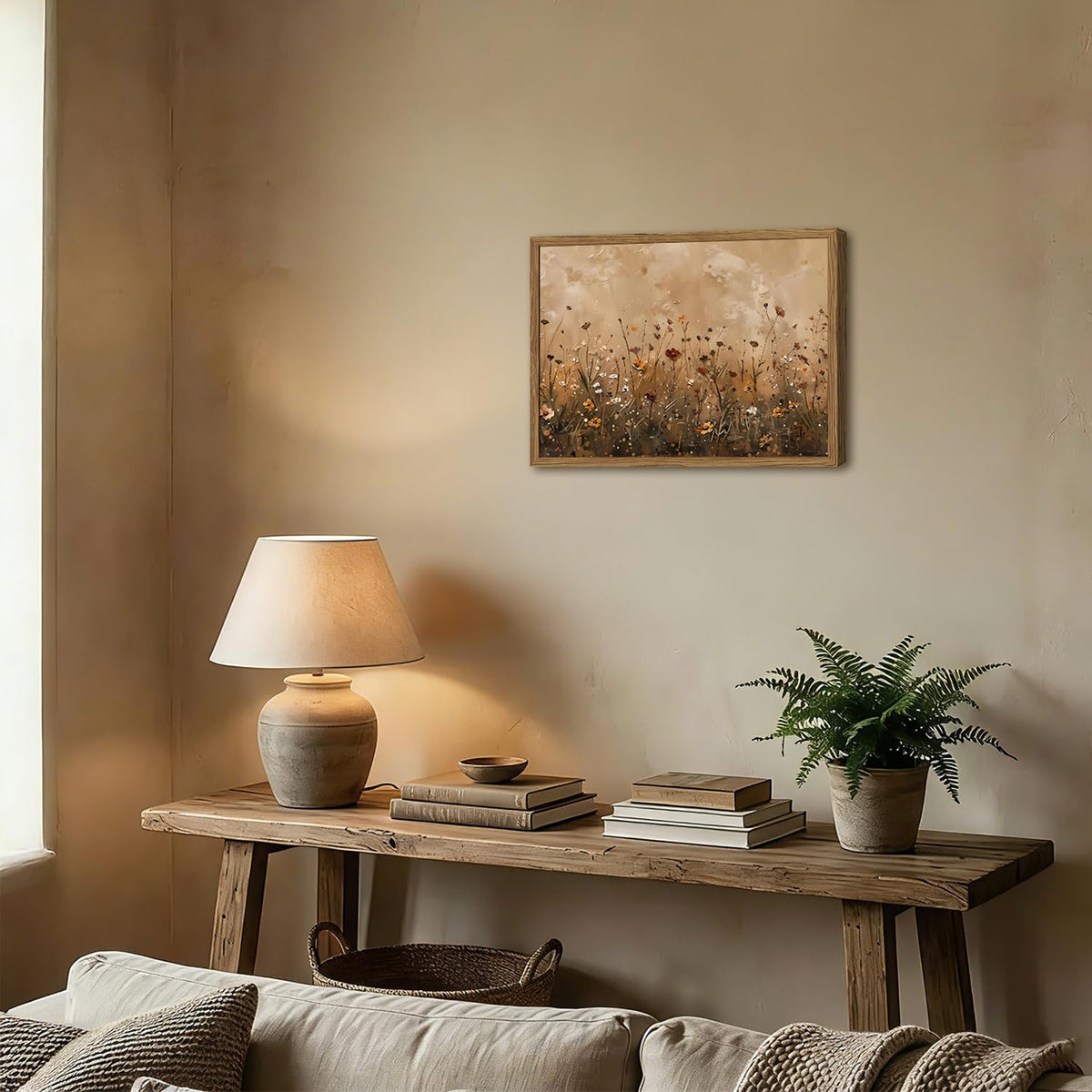 Vintage Wildflower Wall Art (16"L x 12"W / Floral-F)