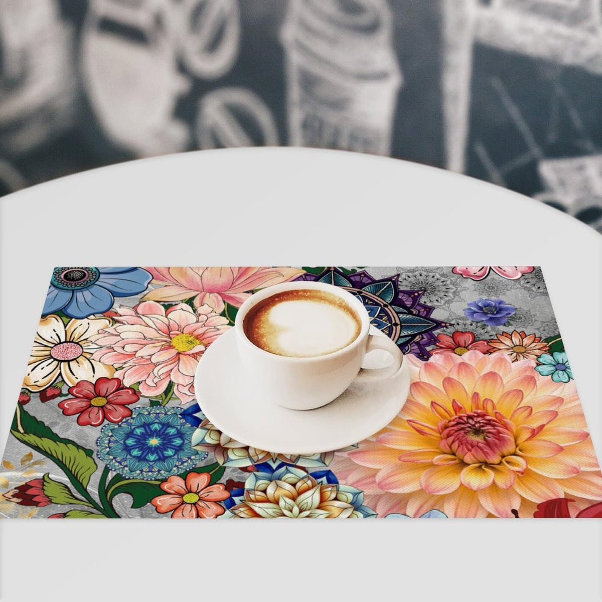 Boho Floral Placemat Set of 4 (Bohok-6 / 4pcs)