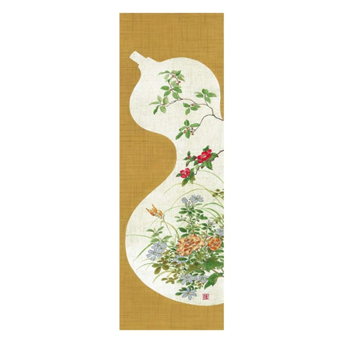 Japanese Tapestry Wall Art (Gourd)