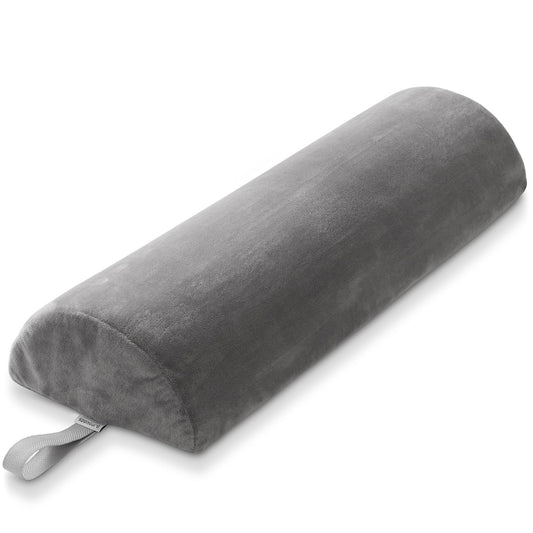 Jumbo Half Round Massage Table Bolster Under (Gray)