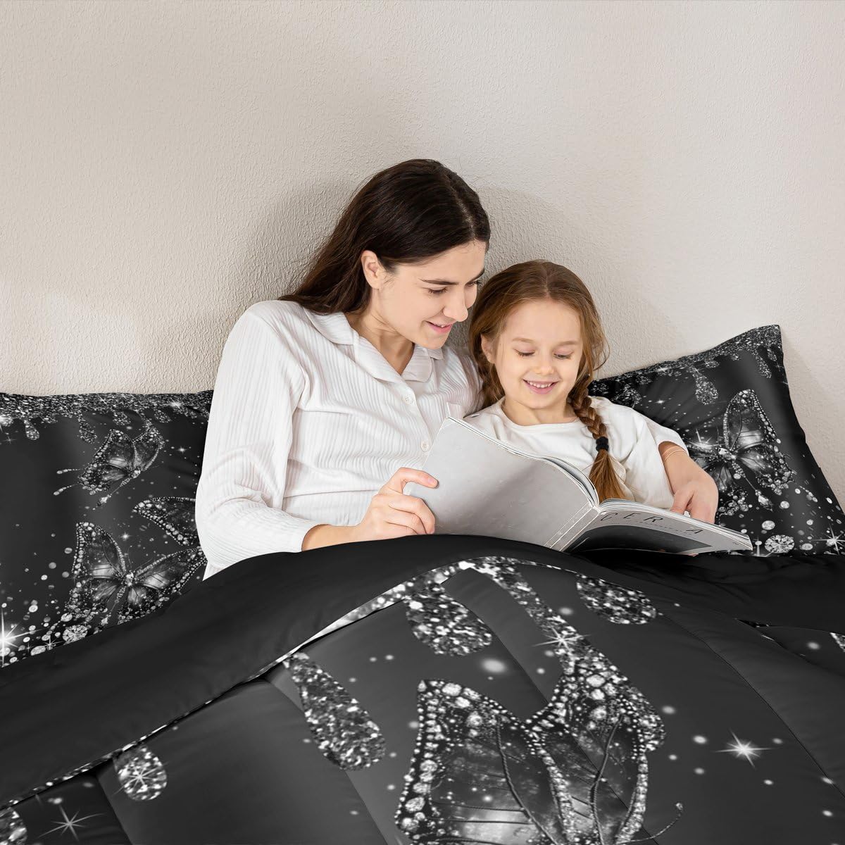Butterfly Kids Comforter Set King Size for Kids Boys Girls (Multi 807 / King)