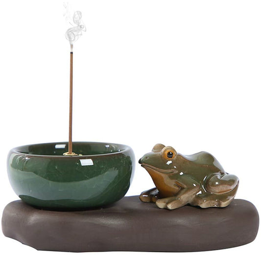 Frog Incense Holder (Style B)