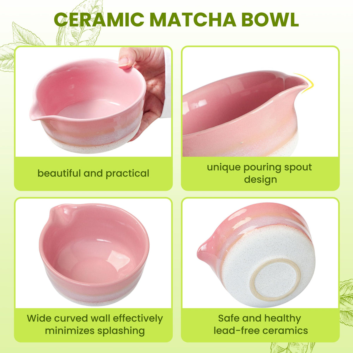 Matcha Whisk Set (Pink)