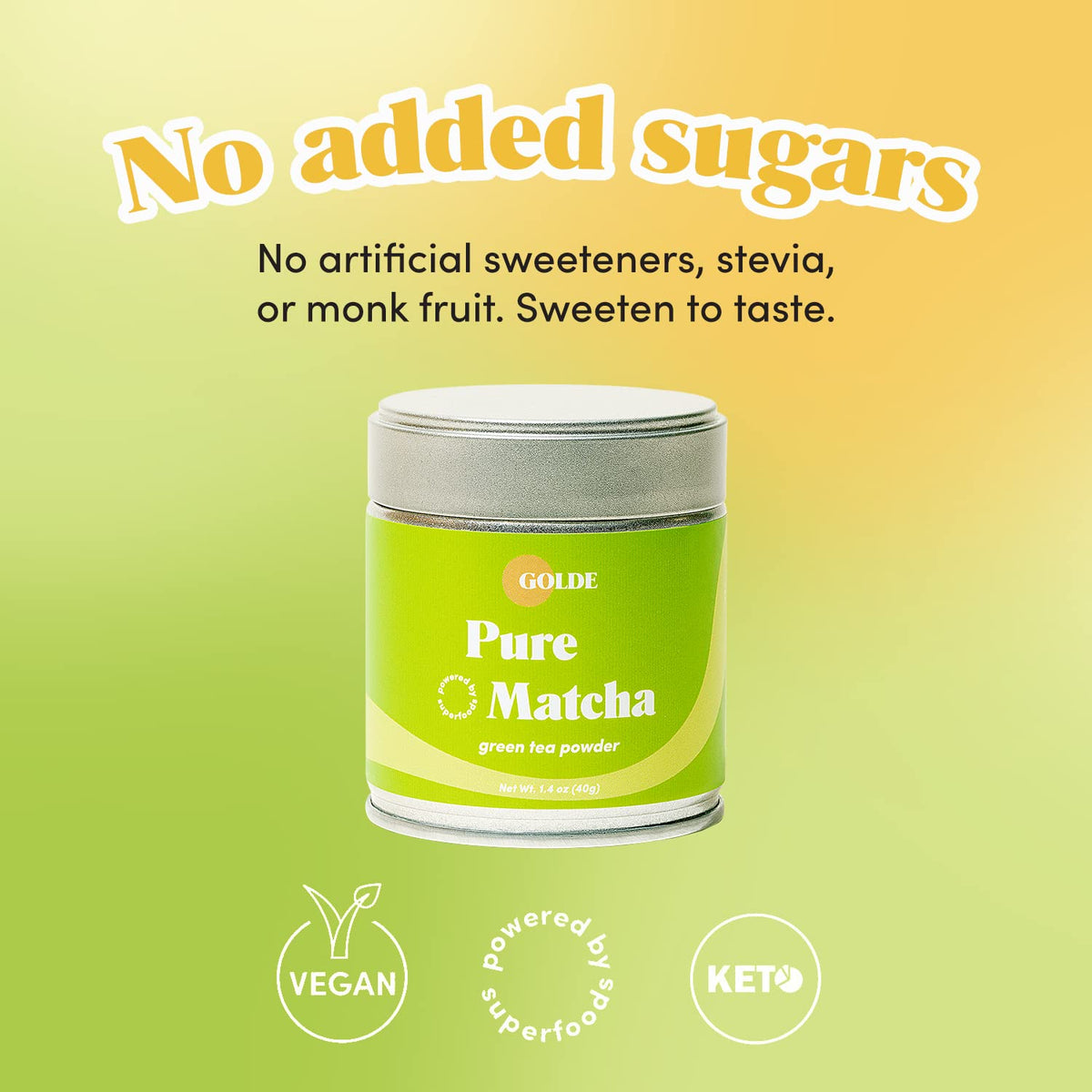 Pure Matcha Ceremonial Grade Organic Matcha Powder (30g Tin)