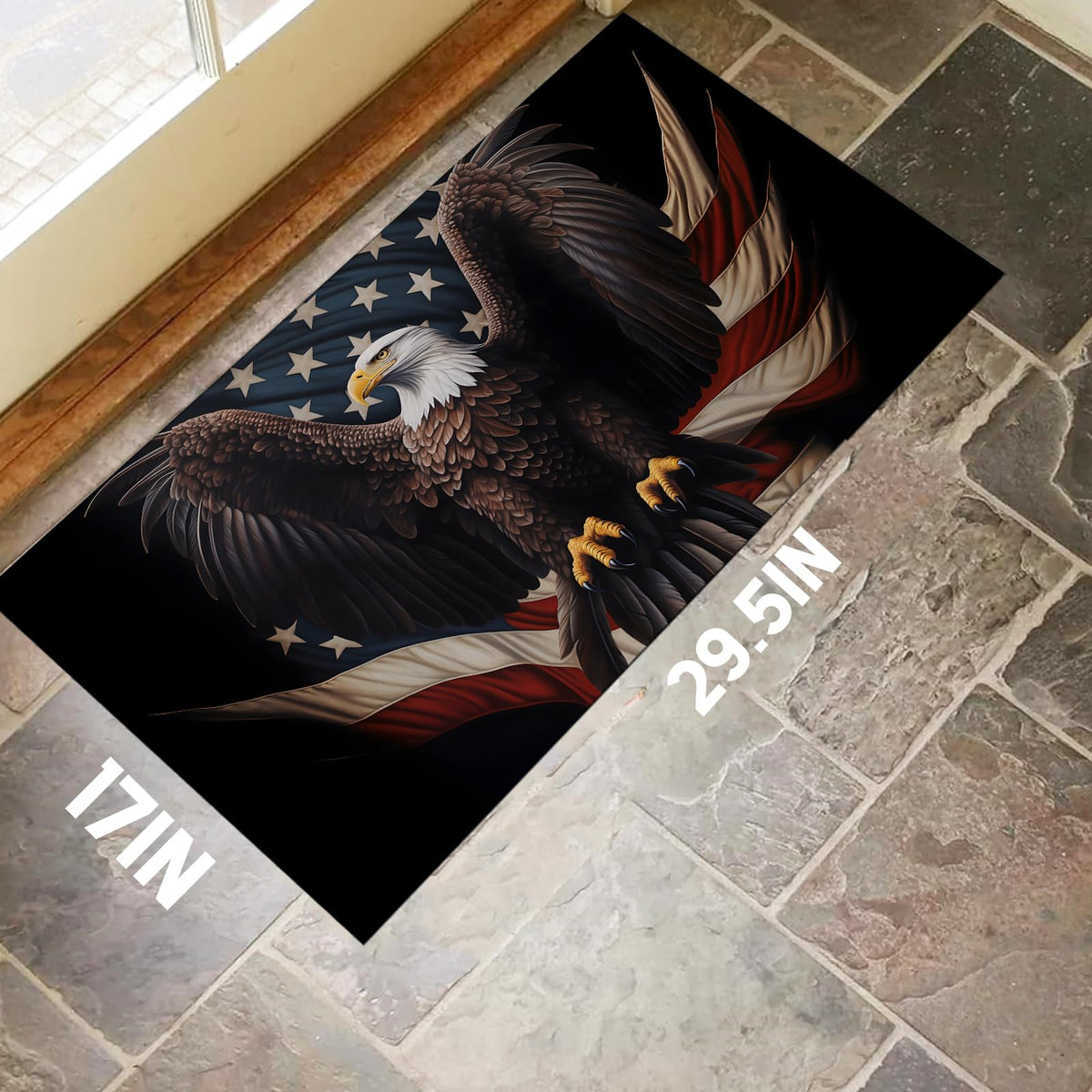 Patriotic Eagle Indoor Door Mat (Eagle)