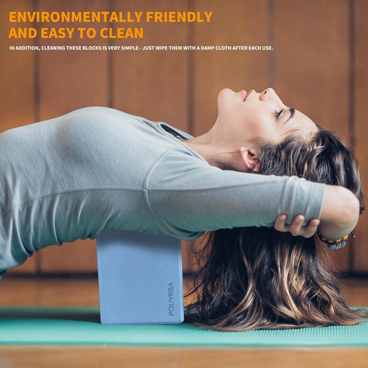 Yoga Blocks 2 Pack (Grayish Blue)