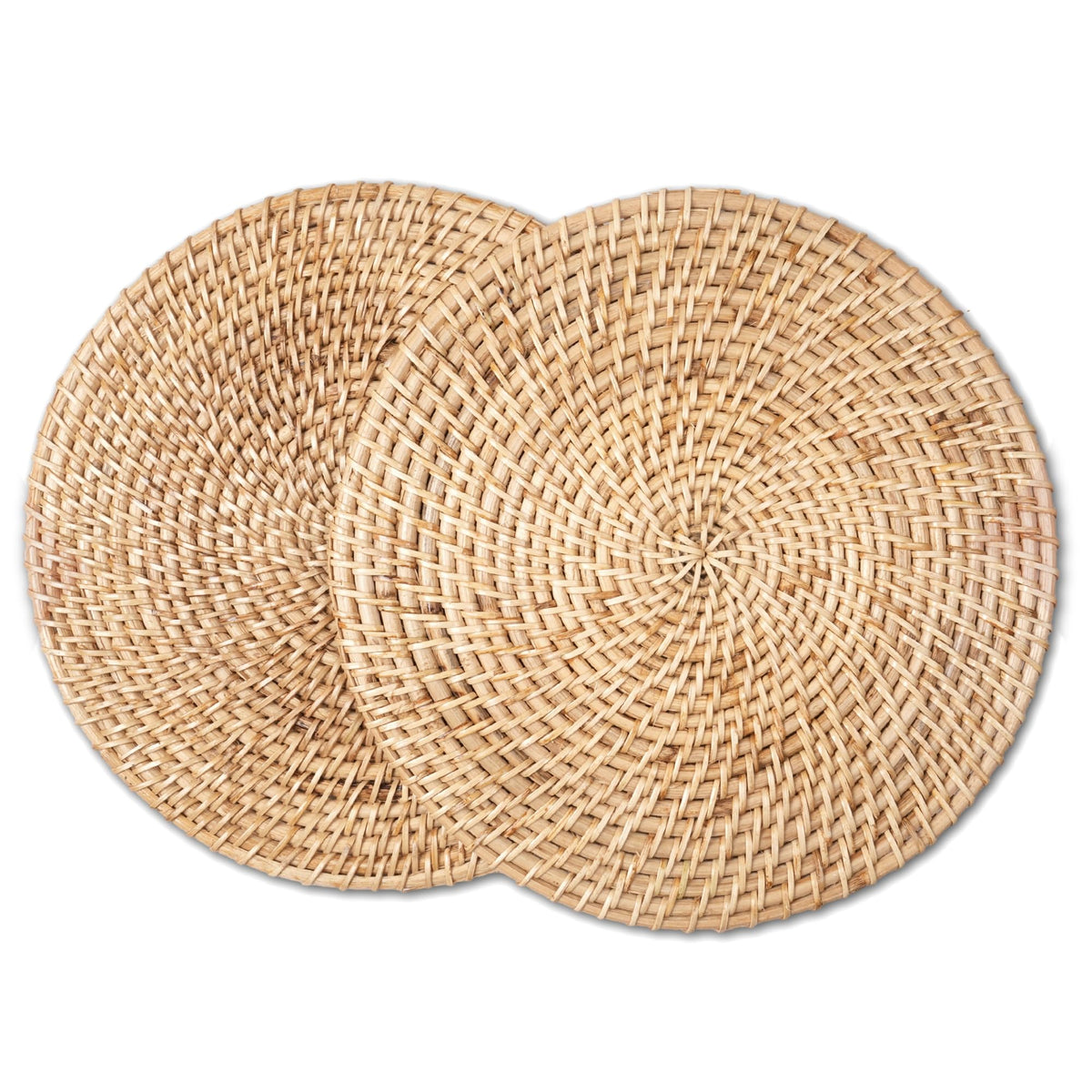 Rattan Placemats (Natural / 12" (Set of 2))