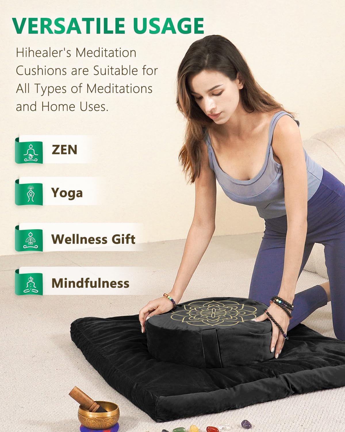 Meditation Cushion (Black)