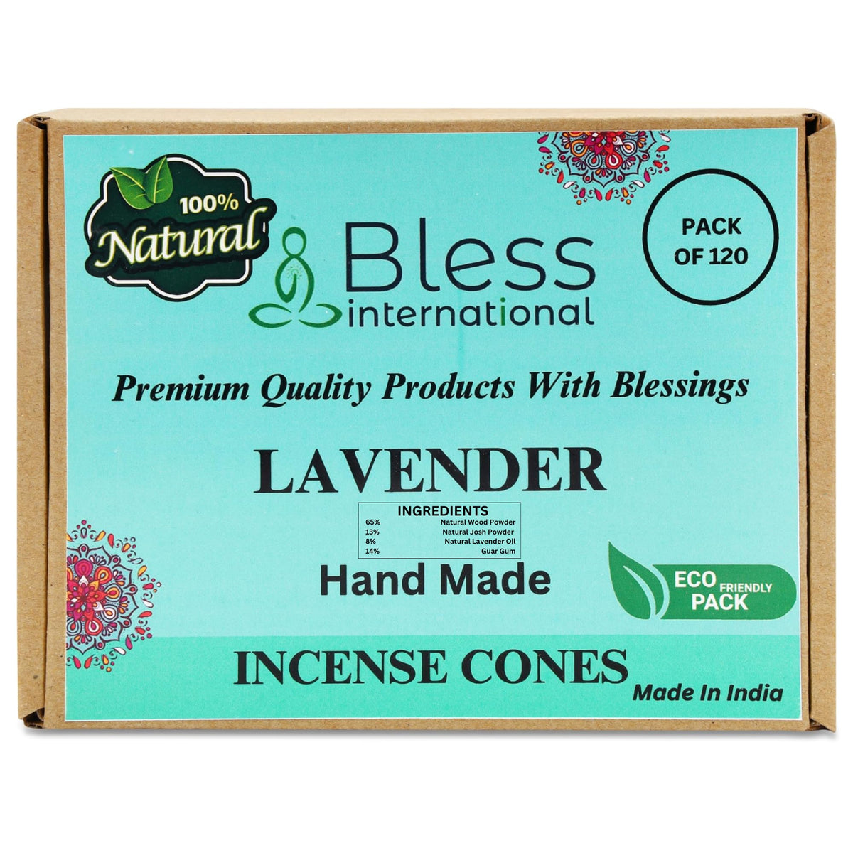 Lavender 100% (Lavender / Pack Of 120 Cones)