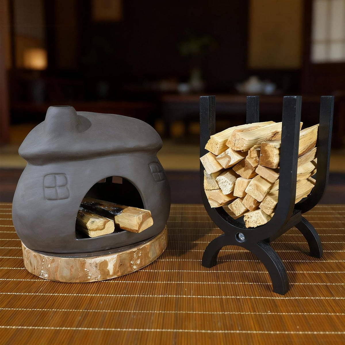 Palo Santo Burner (Black)