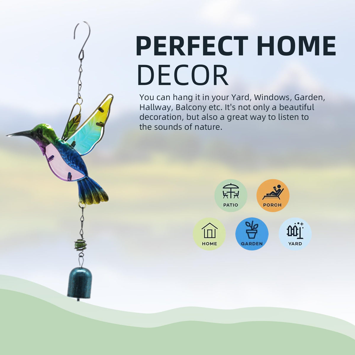Wind Chimes Hummingbird