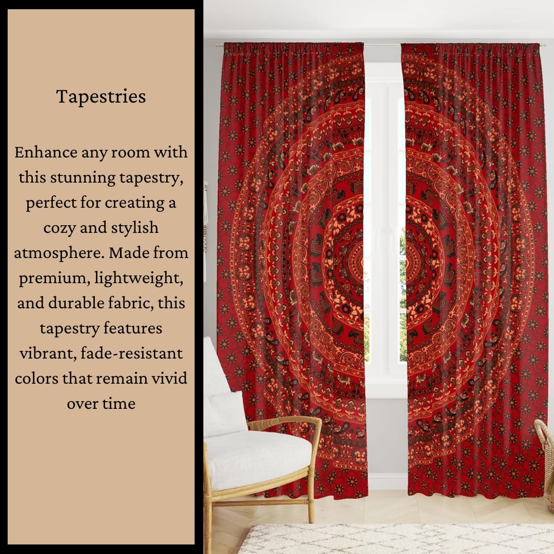Organic Cotton (Blue Red / 104"L x 88"W)