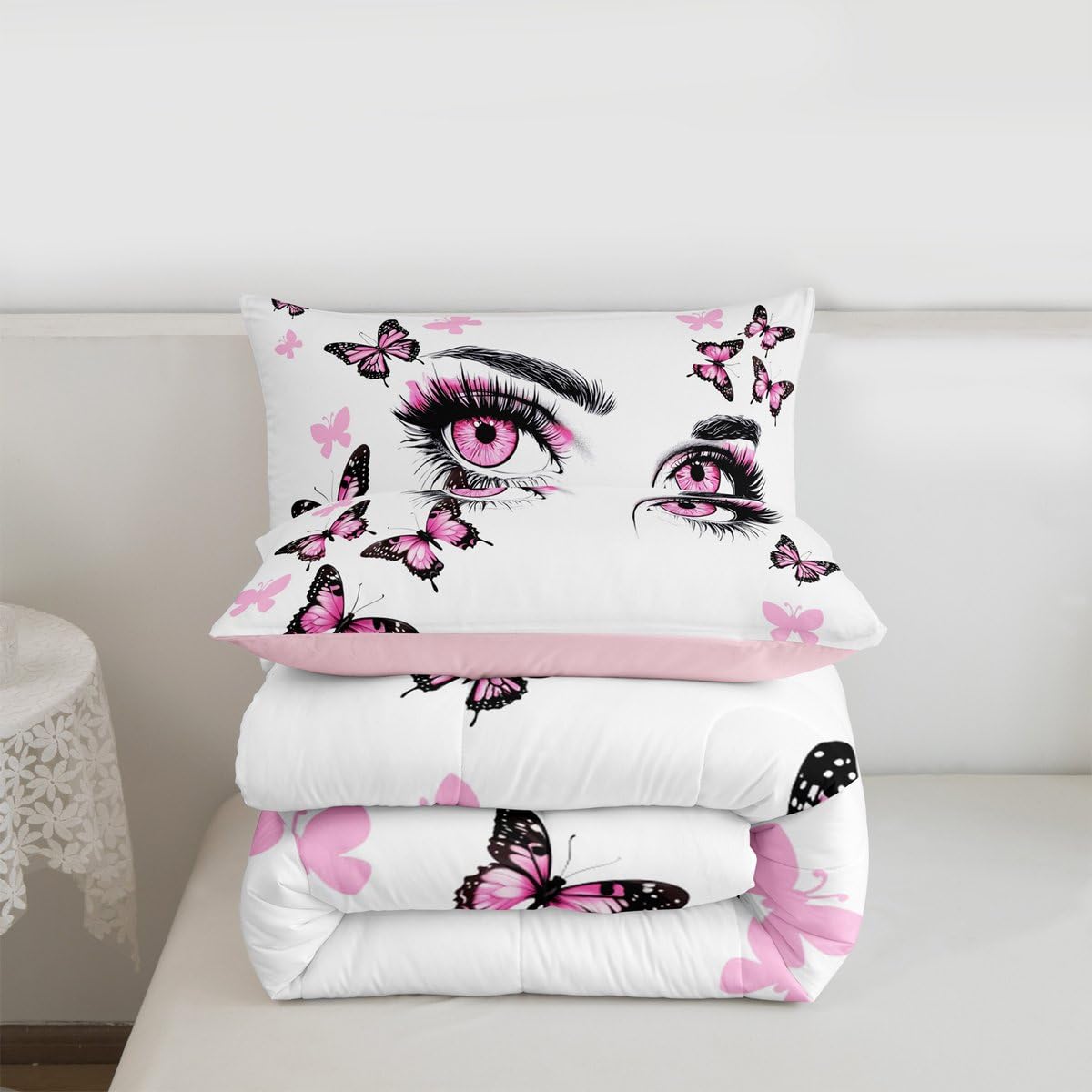 Eyelash Kids Comforter Set Toddler Size for Kids Boys Girls (Multi 803 / Toddler)