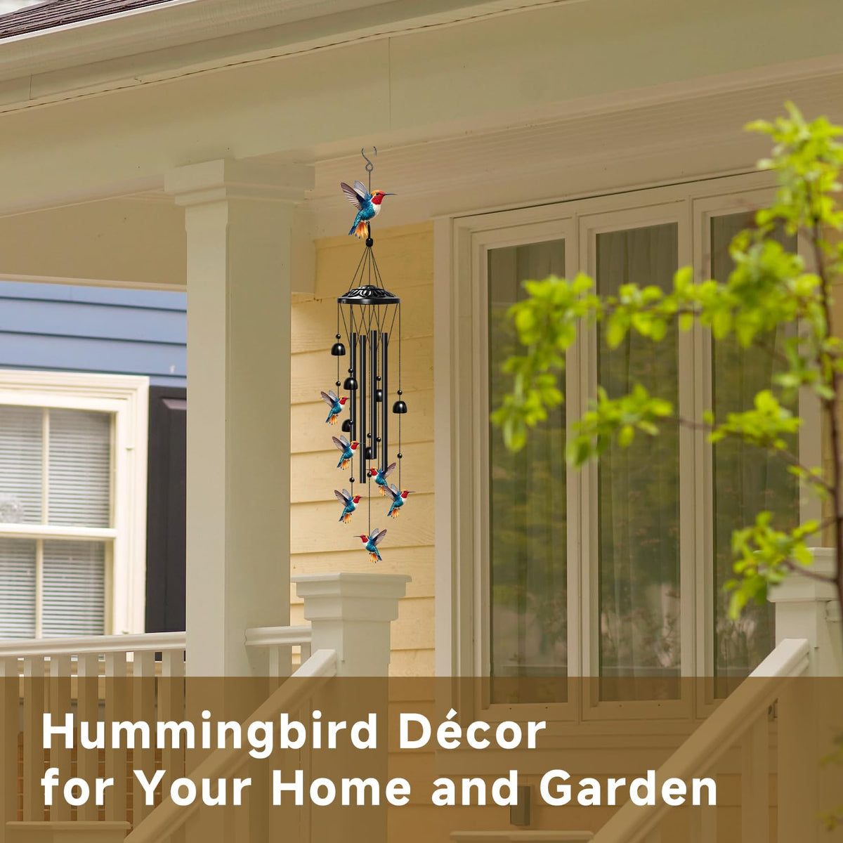 Hummingbird Wind Chimes for Outside (Hummingbird)