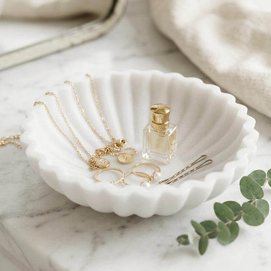 10 Inch Decorative Bowl (White)