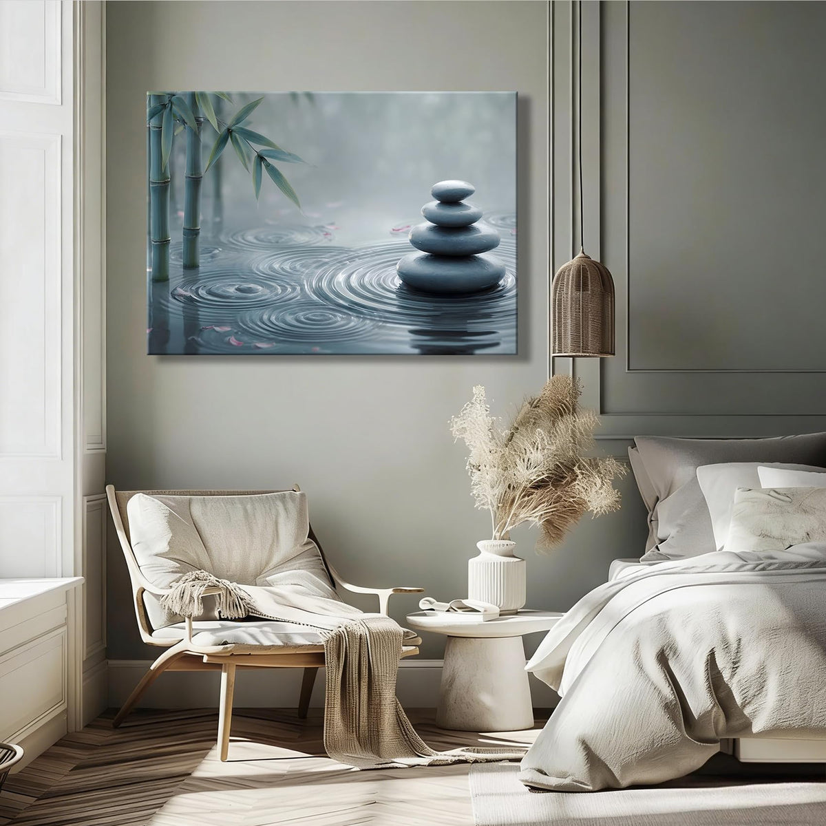 Framed Canvas Wall Art (Pictures5 / 24"L x 16"W)