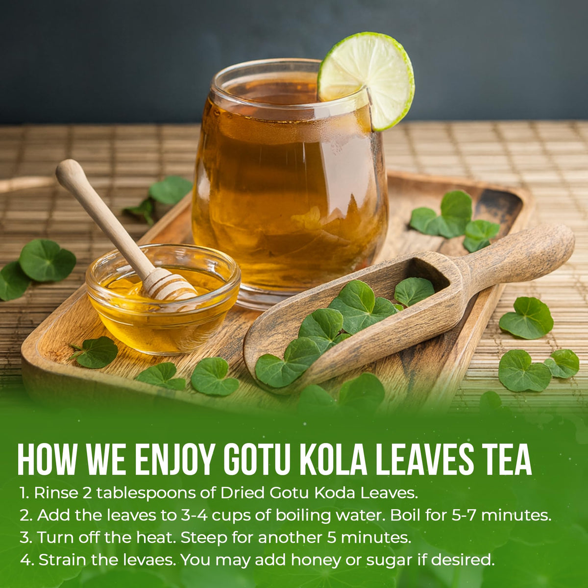Premium Gotu Kola Leaves Tea (1 Count)