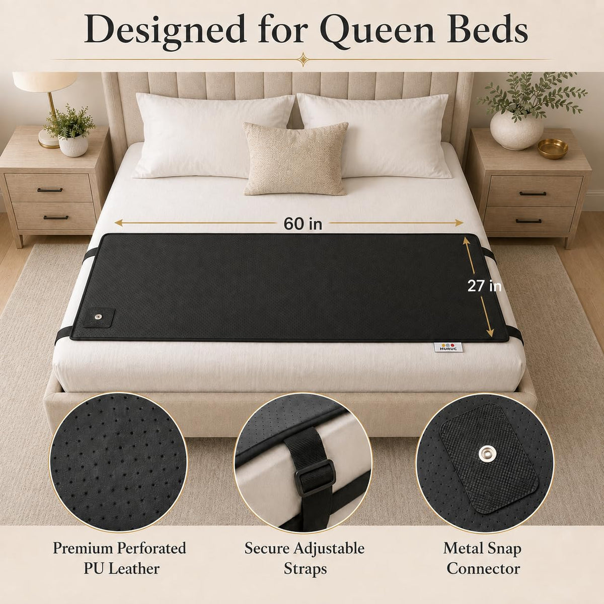 Queen Grounding Mat for Bed