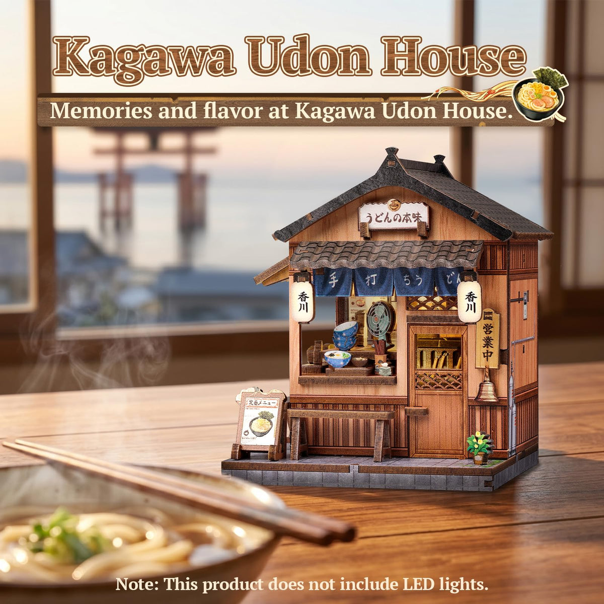 3D Wooden Puzzle Miniature House Kit for Adults