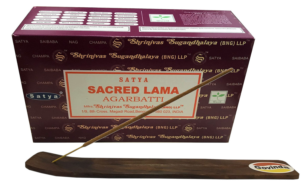 Incense Stick Holder Bundle with Satya Bangalore (Sacred Lama)