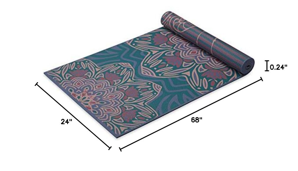 Reversible Yoga Mat (Jade Salutation)