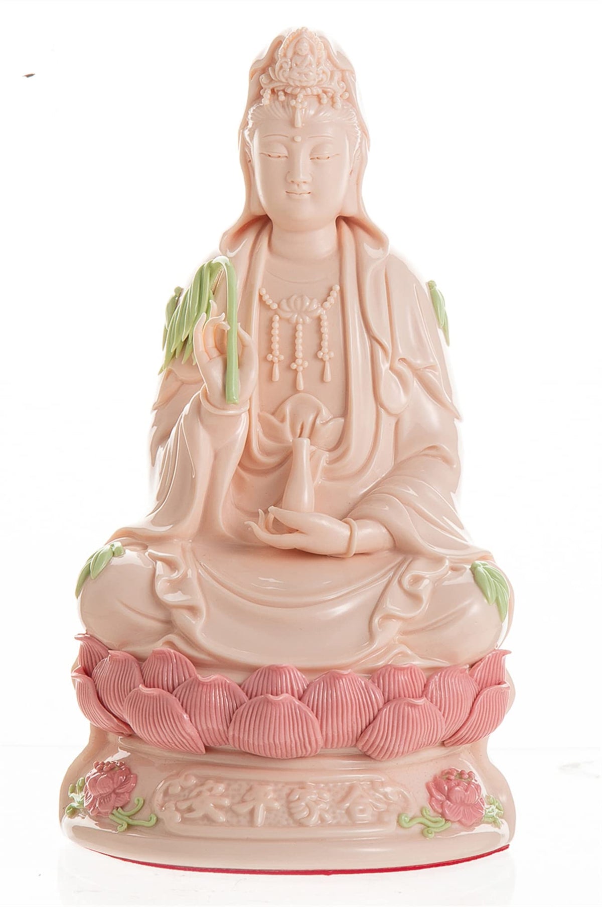 Porcelain Guan Yin Statue (Pink / Small)