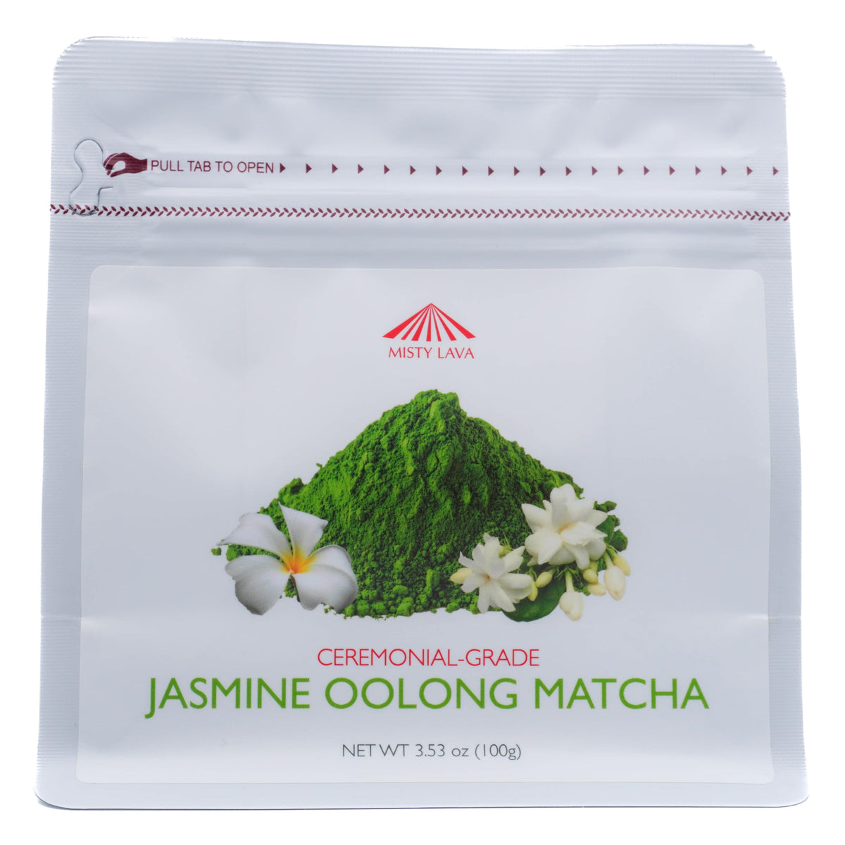 Jasmine Ceremonial Matcha Scented with Real Jasmine (100 g Refill Pouch)