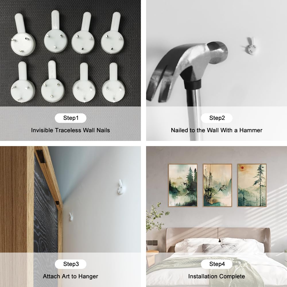 Chinoiserie Landscape Framed Canvas Wall Art Set (Chinoiserie Wall Art / 24"L x 36"W)