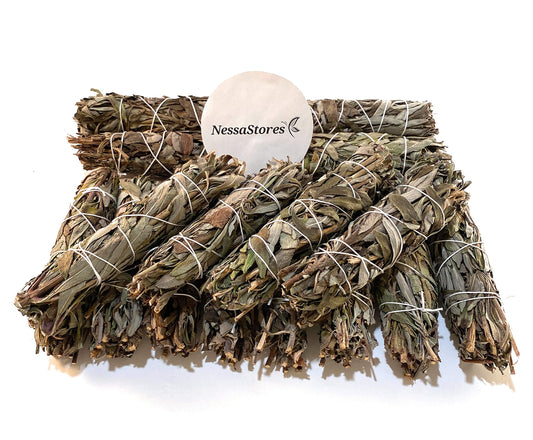 Black Sage Smudge Incense 4" (3 pcs)