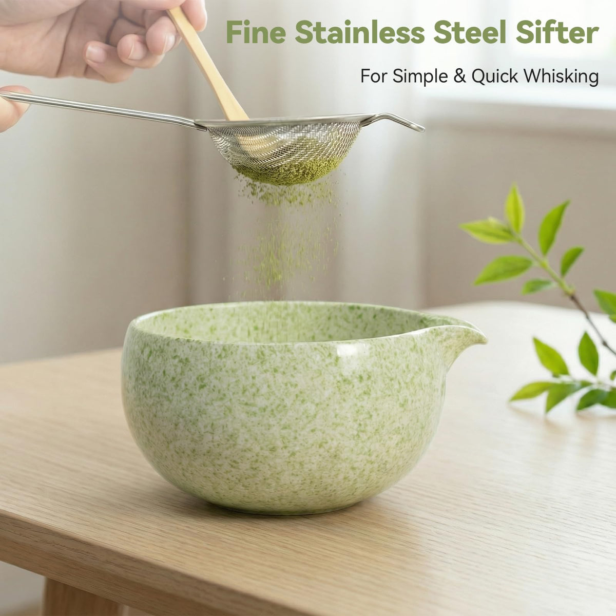 Matcha Whisk Set (Sage Green)