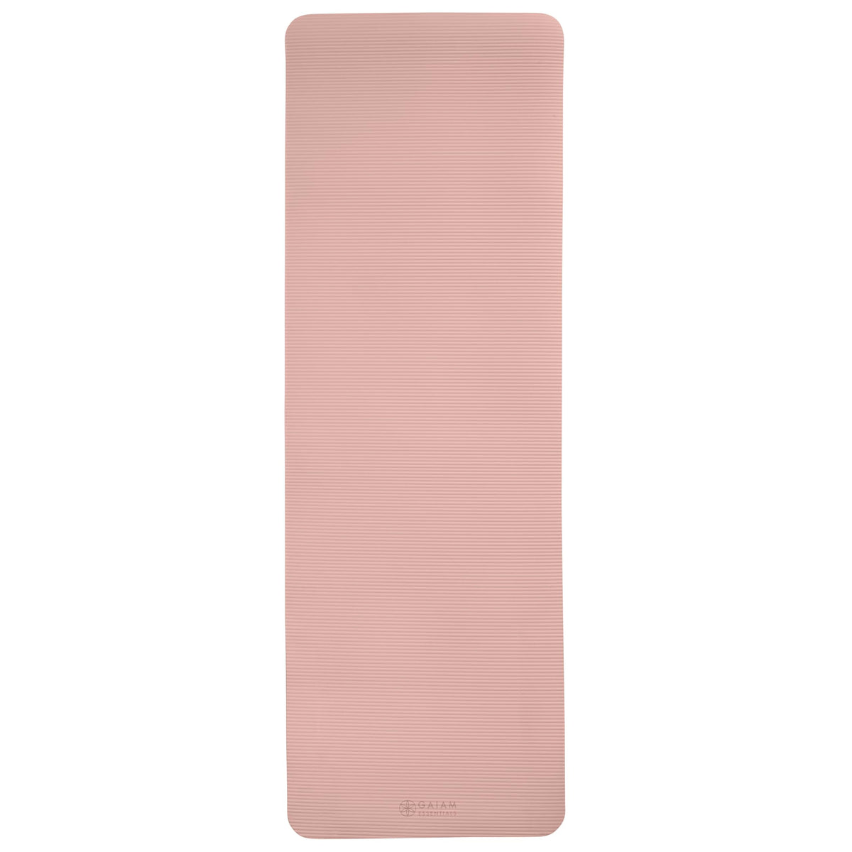 Essentials Thick Yoga Mat with Easy (French Rose / 2/5" (10MM))