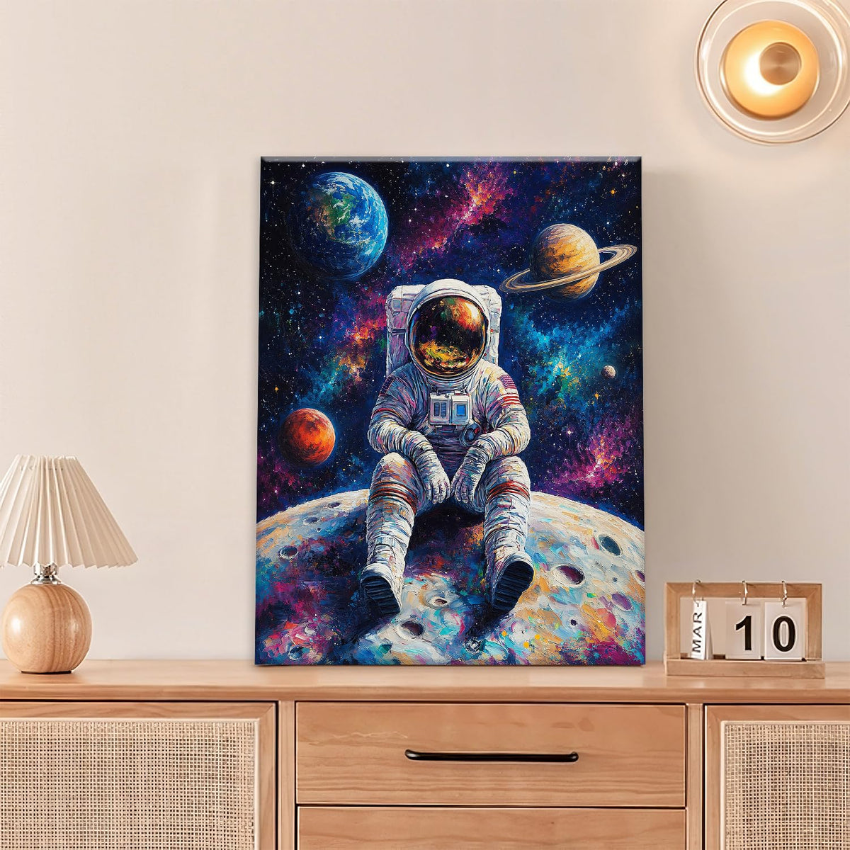 Astronaut Wall Art (Astronaut 1 / 20L" x 24W")