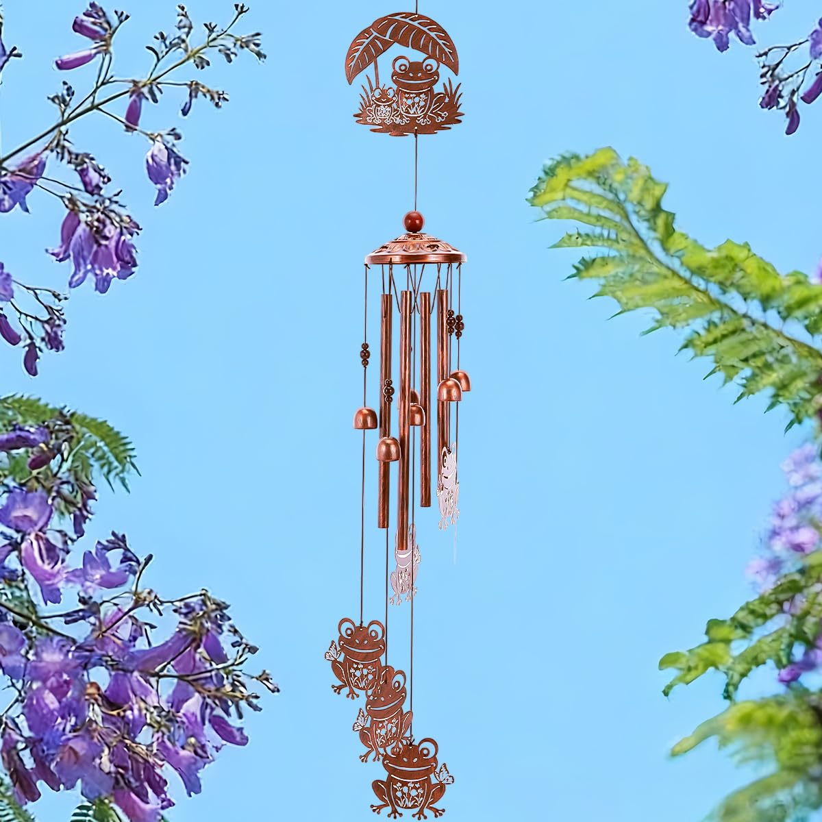 Frog Wind Chimes for Outside (Frog)