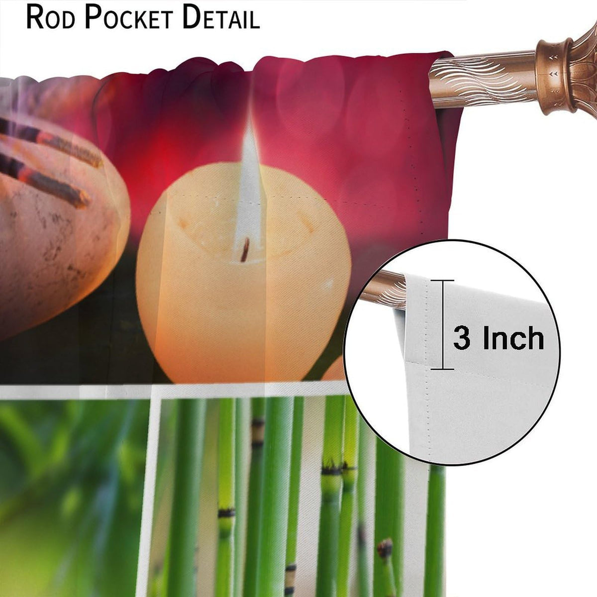 Zen Blackout Curtains (26"W x 96"L (Pack of 2) / Zen-17)