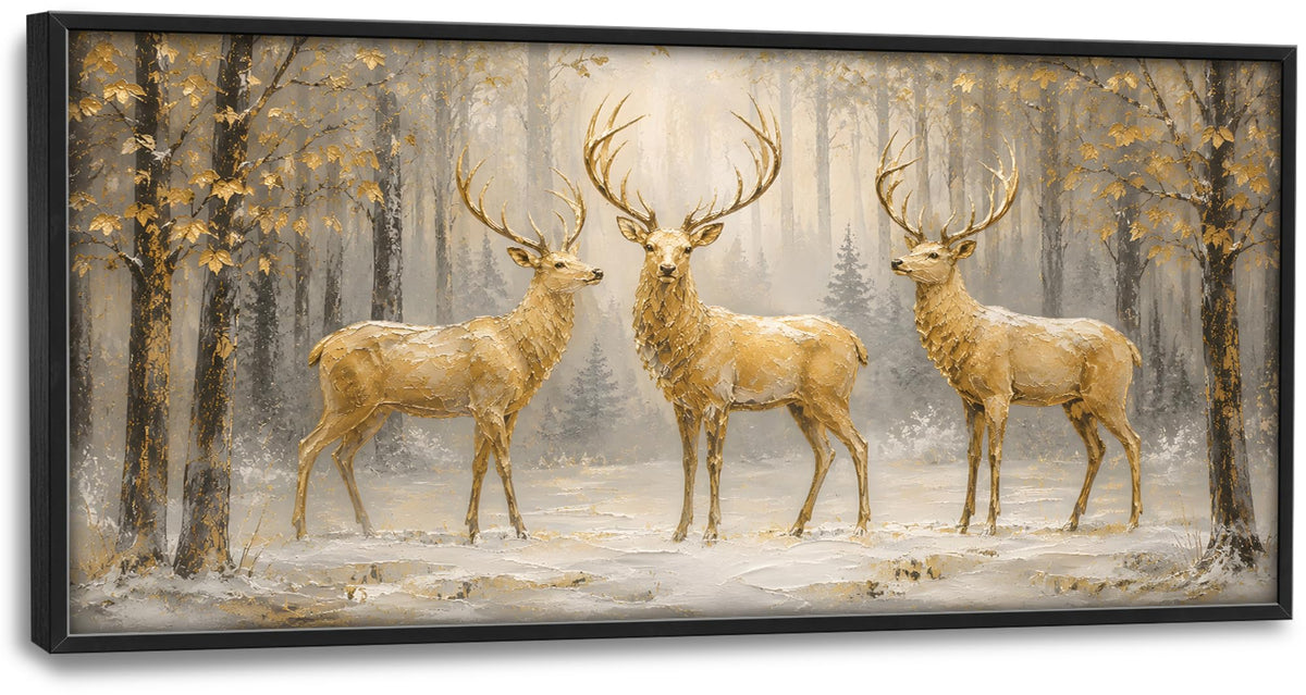 Deer Large Wall Art (deer / 60"L x 30"W)