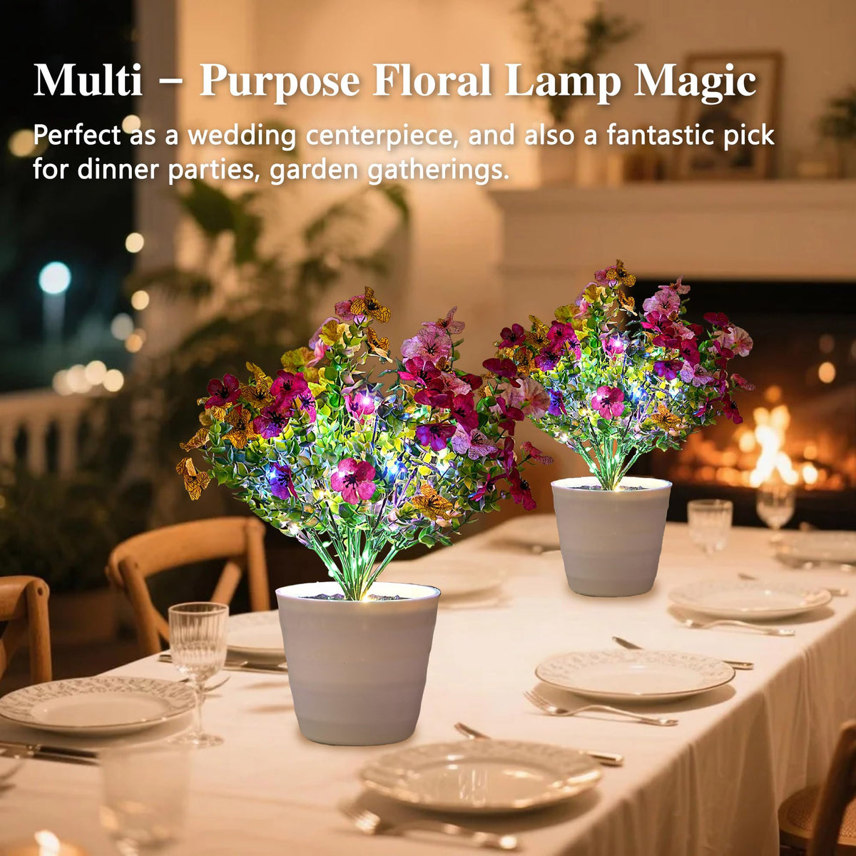 Artificial Multicolor Flower Lamp Night Light for Bedroom Shop Wedding Home Decor Gifts for Women Mom Daughter Grandma Girlfriend Coworker Friend Birthday Christmas Valentines Mothers Day (Sunflower- Color)