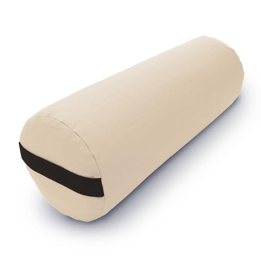 Yoga Bolster Soft yet Firm (Round / Natural)