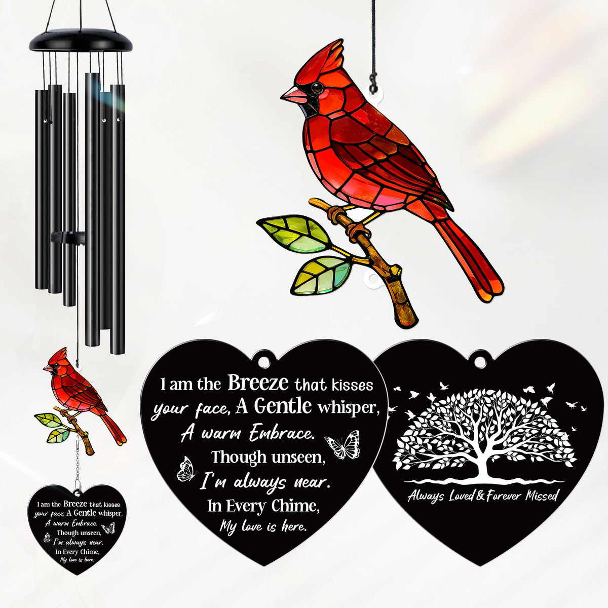 Sympathy Gifts for Loss of Loved One (Memorial Breeze Poem)