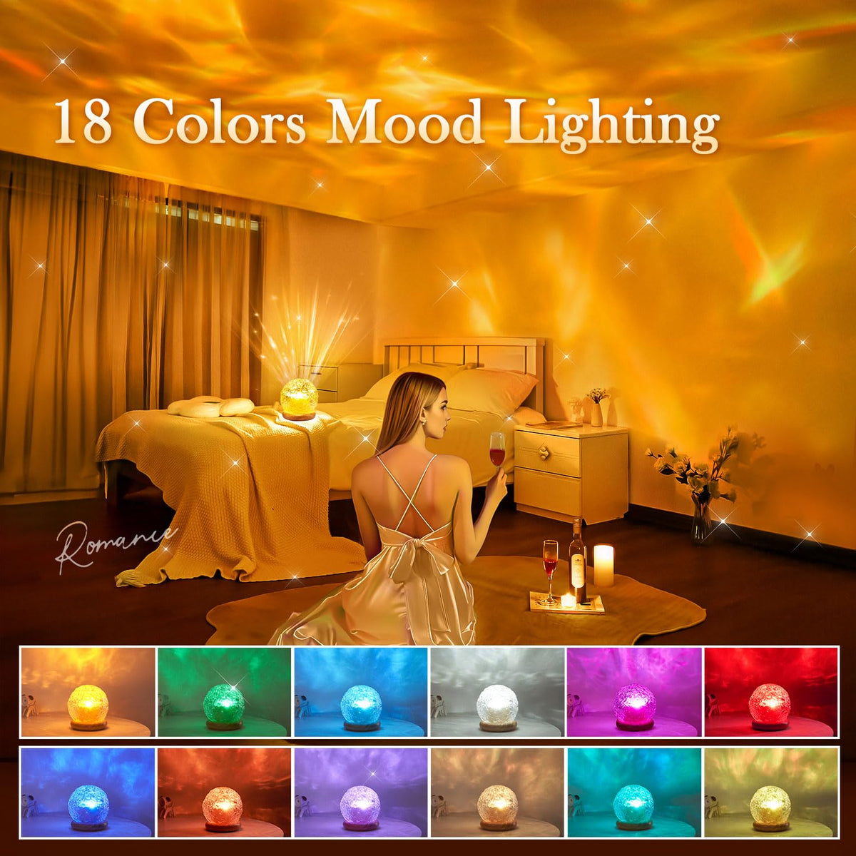 Ocean Projector for Bedroom (Green)